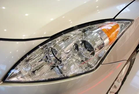 Car headlight Stock Photos