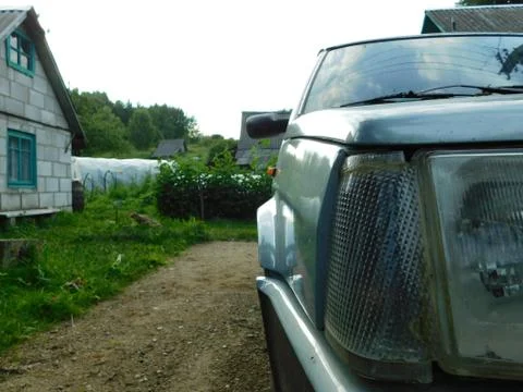 Car headlight Stock Photos