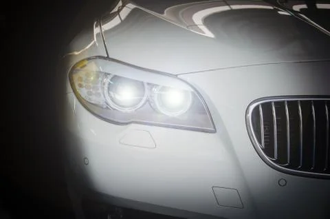 Car headlight Stock Photos