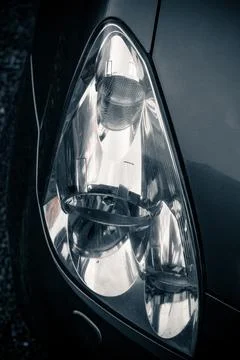 Car headlight Stock Photos