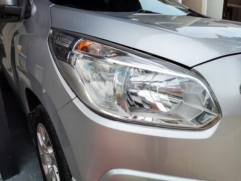 Car headlights that look clear and clean Fotos de archivo