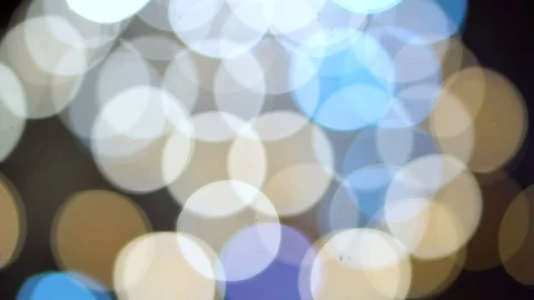 Car Headlights - Out Of Focus Stock Footage 93644629