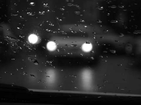 Car headlights Foto stock