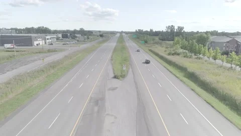 Car highway 4K Log 库存影片 230926100