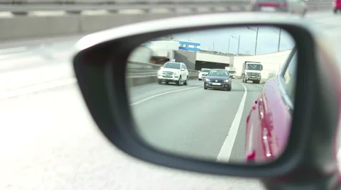 By Car on the Highway 스톡 동영상 61414825