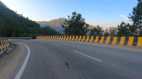 Car On The Highway Stock Footage 145923583