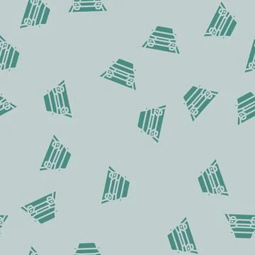 Car highway road glyph vector seamless pattern Stock Illustration
