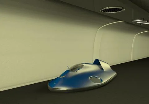 Car hovercraft picture 3 Stock Illustration