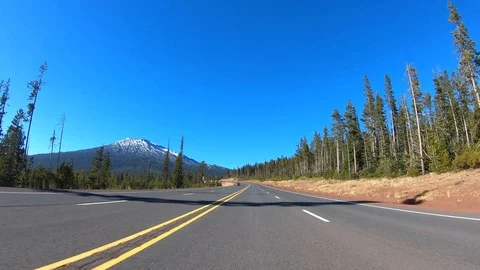 Car Hyperlapse Oregon 5 Video stock 99156353