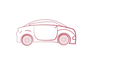 Car icon. Stock Footage 305008178