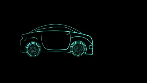 Car icon. Stock Footage 305008192