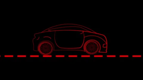 Car icon. Stock Footage 305008272