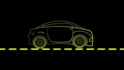 Car icon. Stock Footage 305008294