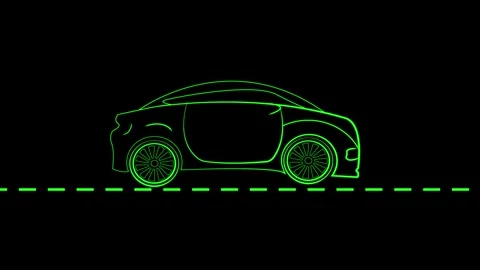Car icon. Stock Footage 305008306
