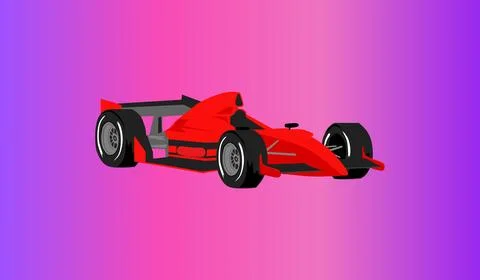 Car icon on gradient abstract background Illustrazione stock