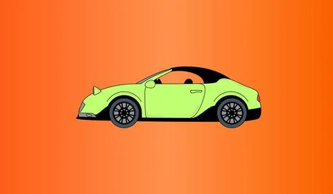 Car icon on gradient abstract background Stockillustratie