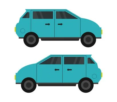 Car icon illustrated in vector on white background Stock Illustration