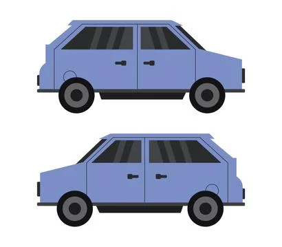 Car icon illustrated in vector on white background Stock Illustration