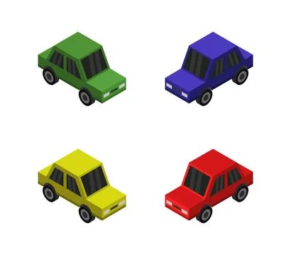 Car icon illustrated in vector on white background Stock Illustration