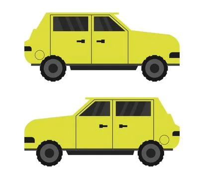 Car icon illustrated in vector on white background Stock Illustration