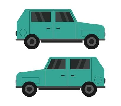 Car icon illustrated in vector on white background Stock Illustration