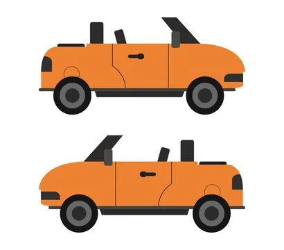 Car icon illustrated in vector on white background Stock Illustration