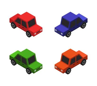Car icon illustrated in vector on white background Illustrazione stock