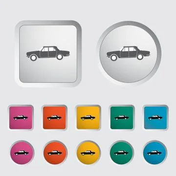 Car icon Stock Illustration