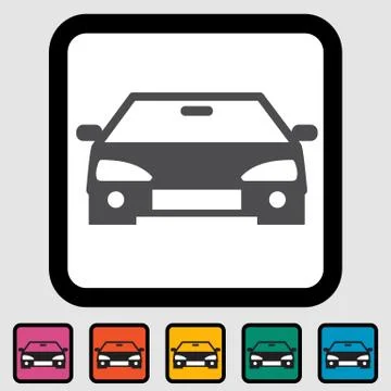 Car icon Illustrazione stock