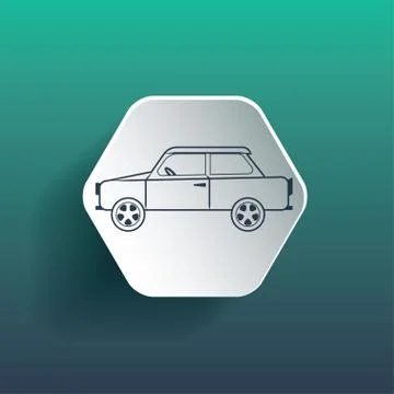 Car icon Stock Illustration