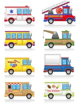 Car icon set vector illustration Ilustración de archivo
