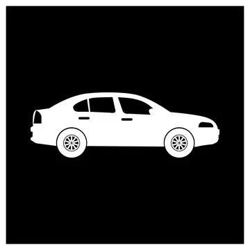 Car icon simple design Stock Illustration