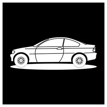 Car icon simple design Stock Illustration