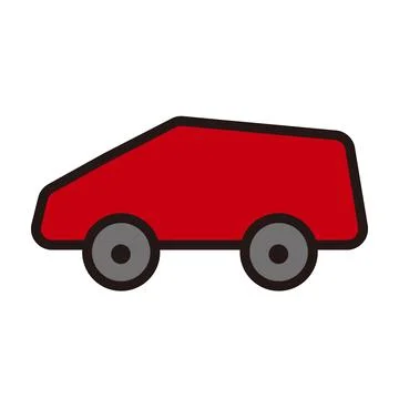 Car icon. Simple vehicle vector. Stock Illustration