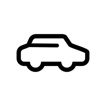 Car icon. Vector about traffic. Stock Illustration