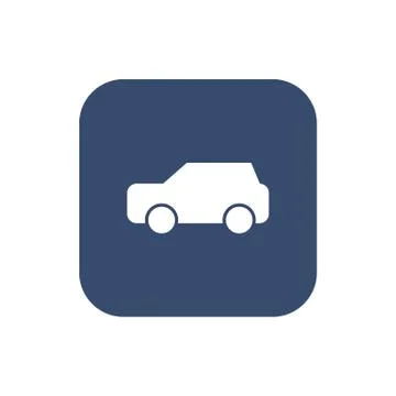 Car icon vector on background. Stock Illustration
