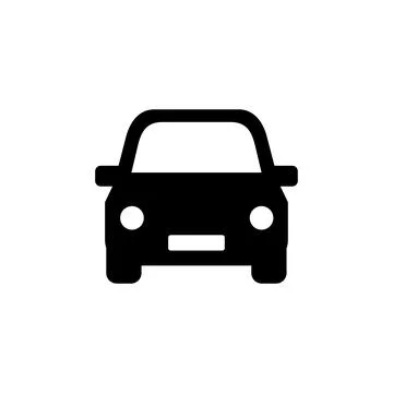 Car icon vector. Car sign. sedan Stock Illustration