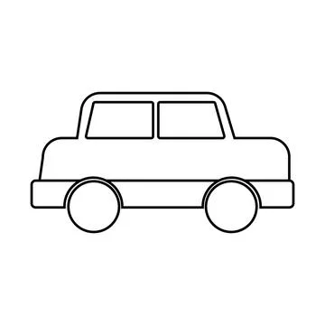 Car icon vector Stock Illustration