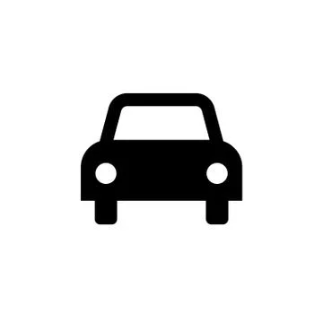 Car icon. Vector illustrations. Flat design graphic. Stock Illustration