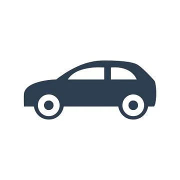 Car icon on white background. Stock Illustration