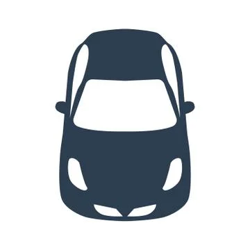 Car icon on white background. Stock Illustration