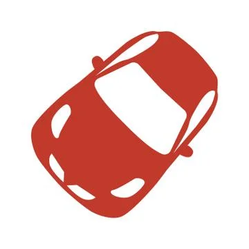 Car icon on white background. Stock Illustration