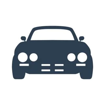 Car icon on white background. Stock Illustration