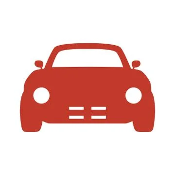 Car icon on white background. Stock Illustration
