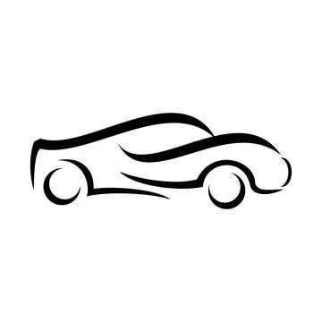 Car icon on white background. Vector illustration for your graphic design. Stock Illustration