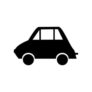 Car icon on white. Stock Illustration