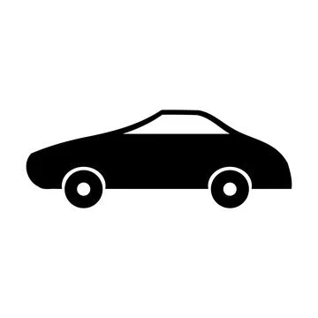 Car icon on white. Stock Illustration