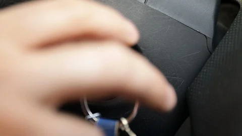 Car ignition Stock Footage 121018144