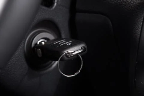 Car ignition key Foto stock