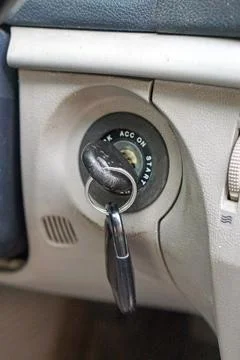 Car ignition key Stock Photos